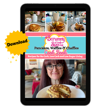 Scrummy Pancakes, Waffles & Chaffles Cook Book
