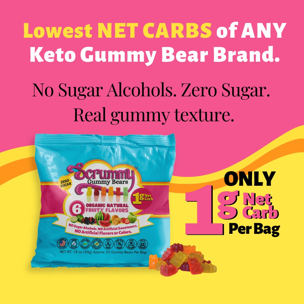 Scrummy Sweets Co. Sugar-Free Gummies. No Sugar Alcohols. Keto
